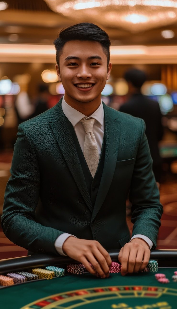 Roda French Roulette dengan angka 0-36 dan fitur La Partage di platform sumo77
